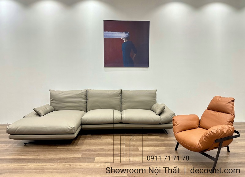 Sofa Da Bò Thật Giá Rẻ 835T