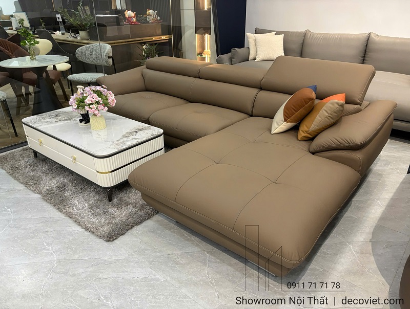 Sofa Da Bò Ý Hiện Đại 1138T