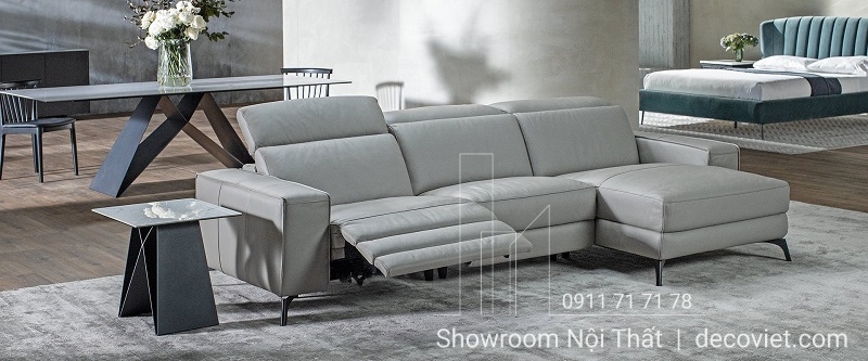 Sofa Da Bò Ý Thật 653T