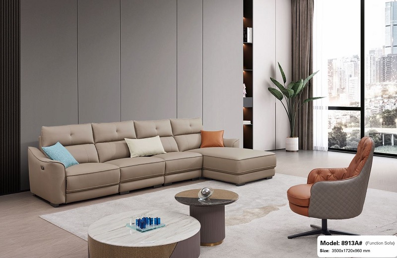 Sofa Da Nhập Khẩu 1042T
