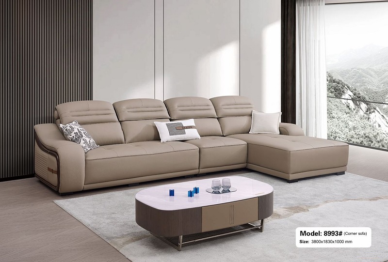 Sofa Da Nhập Khẩu Hiện Đại 1068T