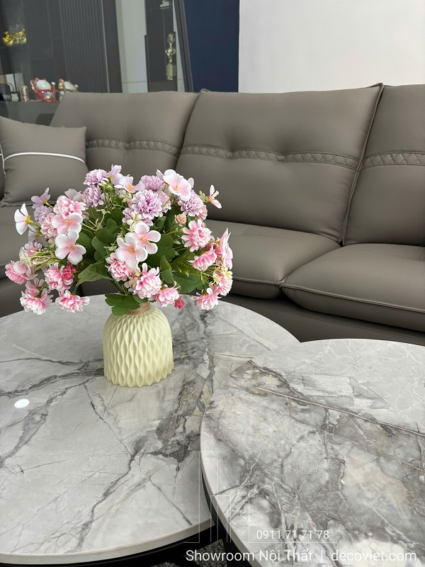 Sofa Da Phòng Khách Đẹp 1146T