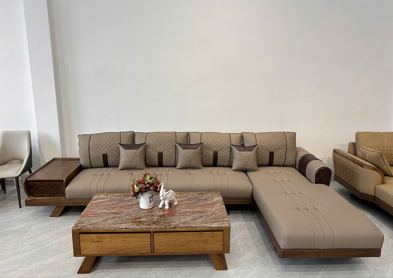 Sofa Gỗ Phòng Khách Cao Cấp 1119T