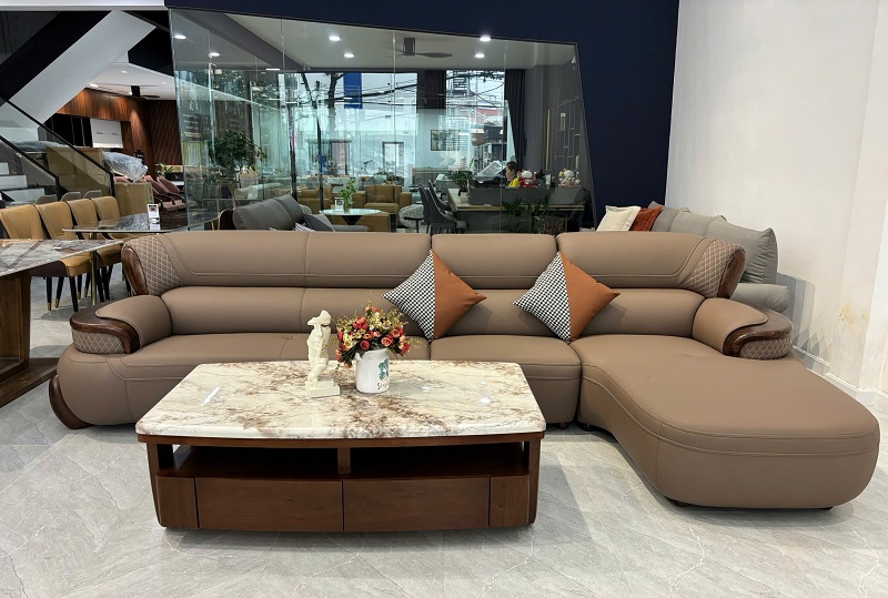 Sofa Gỗ Phòng Khách Nhập Khẩu 1120T