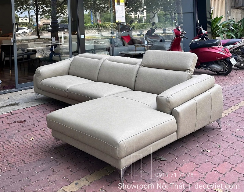Sofa Góc Bọc Da Bò 1111T
