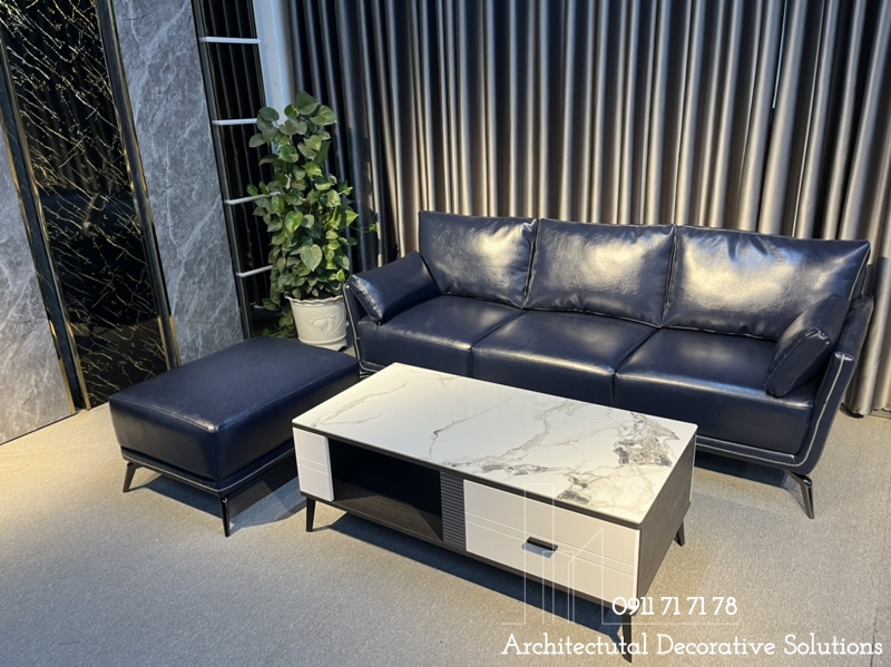Sofa Da Phòng Khách Đẹp 393T