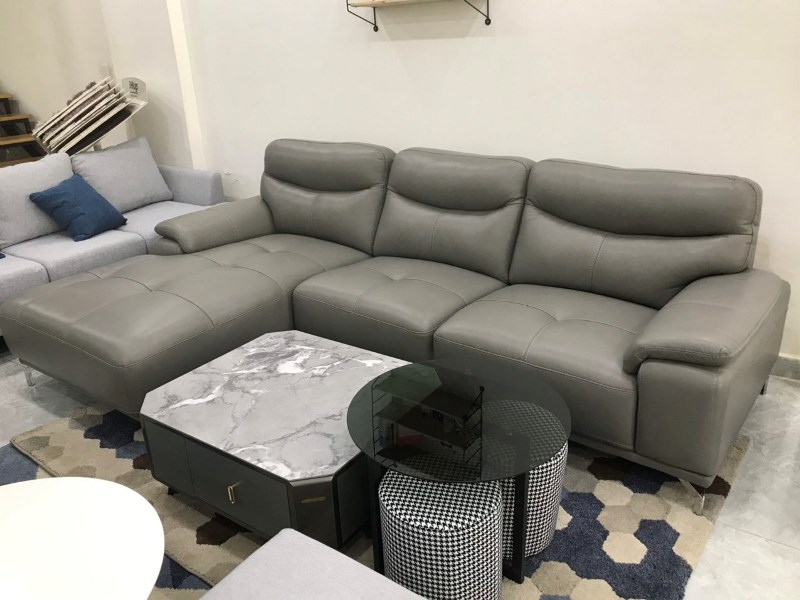 Ghế Sofa Da Bò Thật 416T