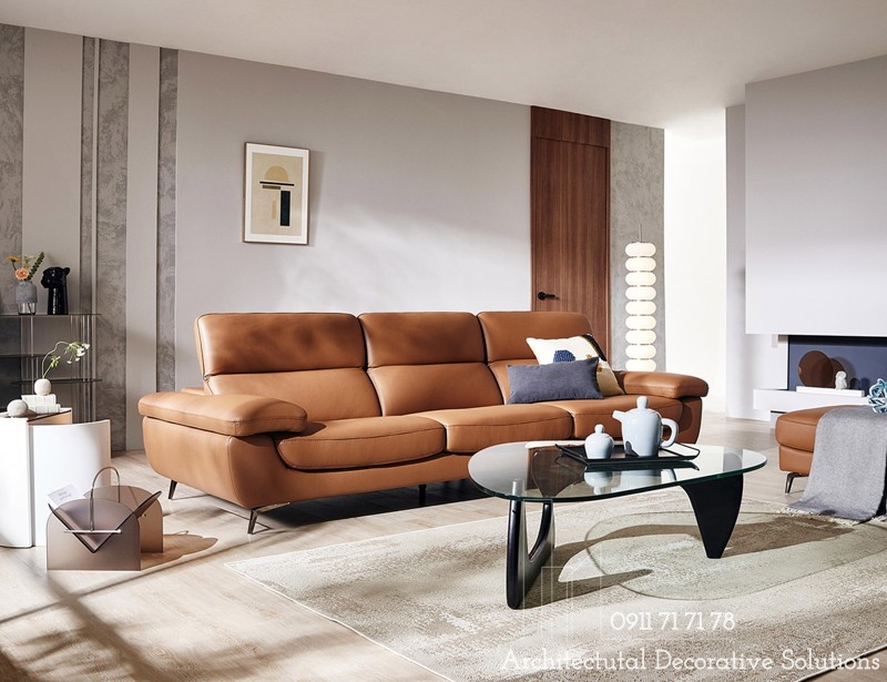 Sofa Da Bò Cao Cấp 4107S