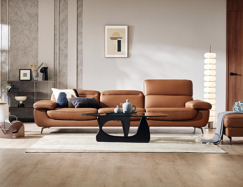 Sofa Da Bò Cao Cấp 4107S