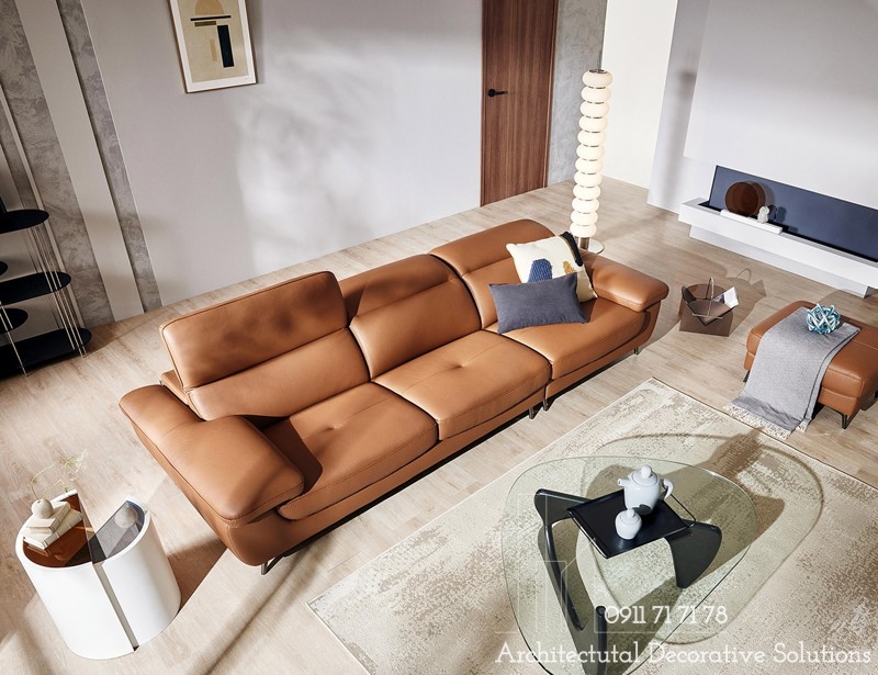 Sofa Da Bò Cao Cấp 4107S