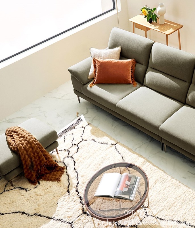 Sofa Băng Bọc Vải 4147S