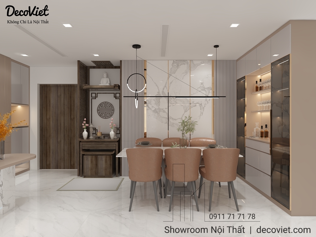 Thiết Kế Nội Thất Căn Hộ Chung Cư Vinhomes Tân Cảng 2PN