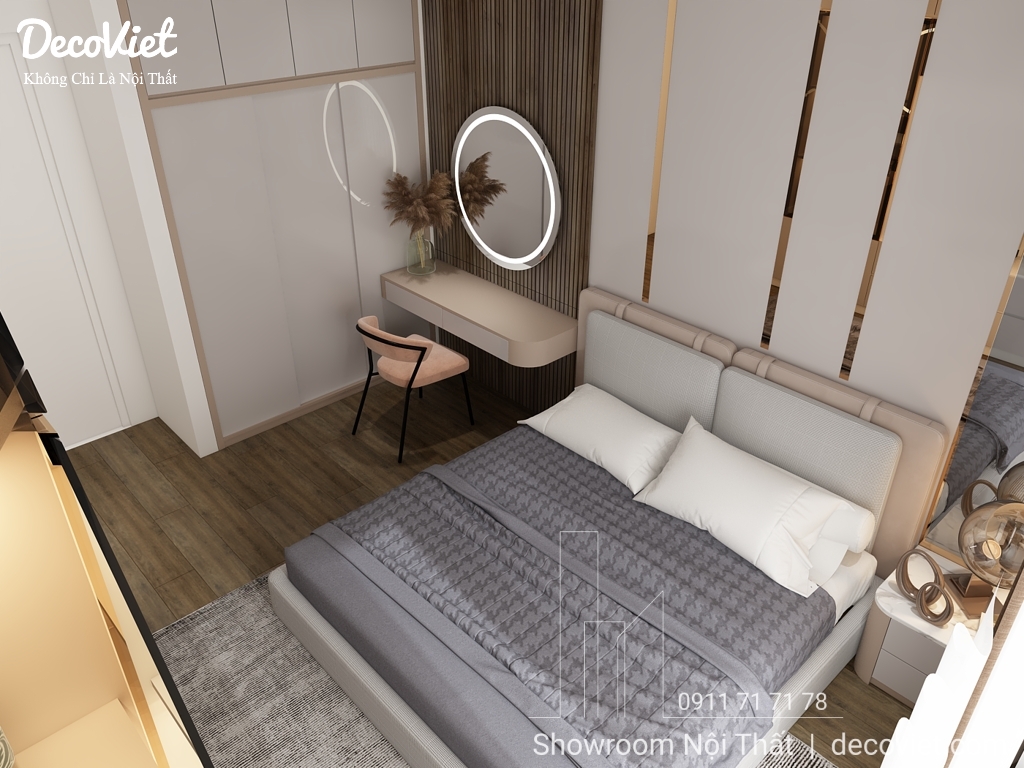 Thiết Kế Nội Thất Căn Hộ Chung Cư Vinhomes Tân Cảng 2PN