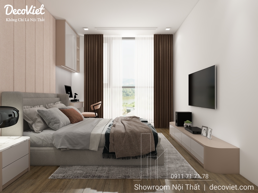Thiết Kế Nội Thất Căn Hộ Chung Cư Vinhomes Tân Cảng 2PN