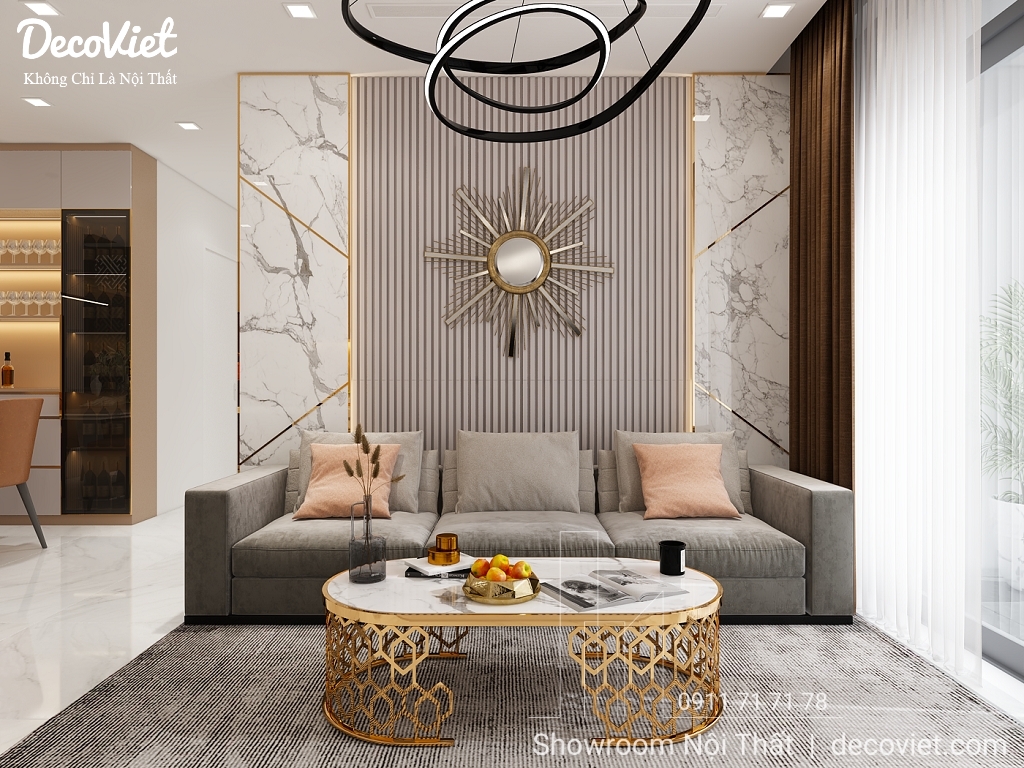 Thiết Kế Nội Thất Căn Hộ Chung Cư Vinhomes Tân Cảng 2PN