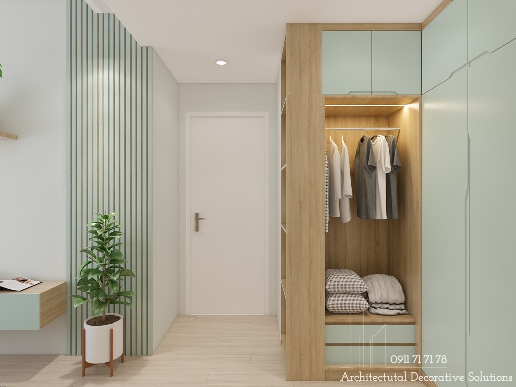 Thiết Kế Nội Thất Căn Hộ The Krista 2 Phòng Ngủ Đẹp Cho Vợ Chồng Trẻ