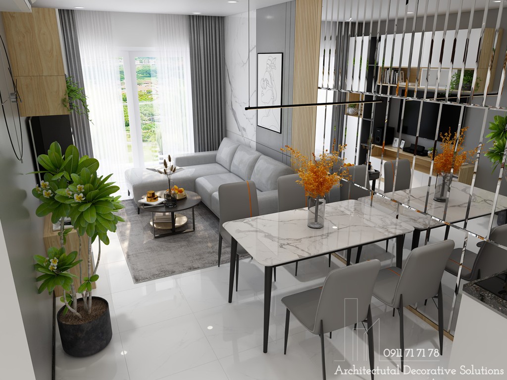 Thiết Kế Thi Công Nội Thất Chung Cư C – SKY VIEW Bình Dương