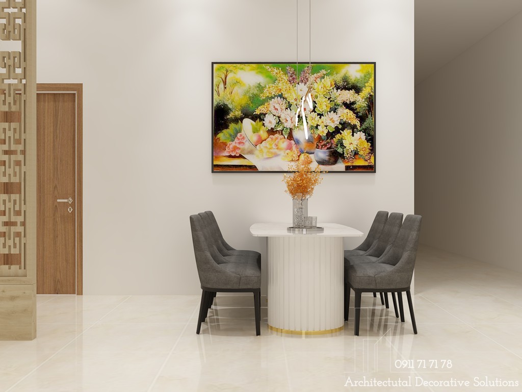 Thiết kế nội thất phòng khách - bếp đẹp sang trọng năm 2022