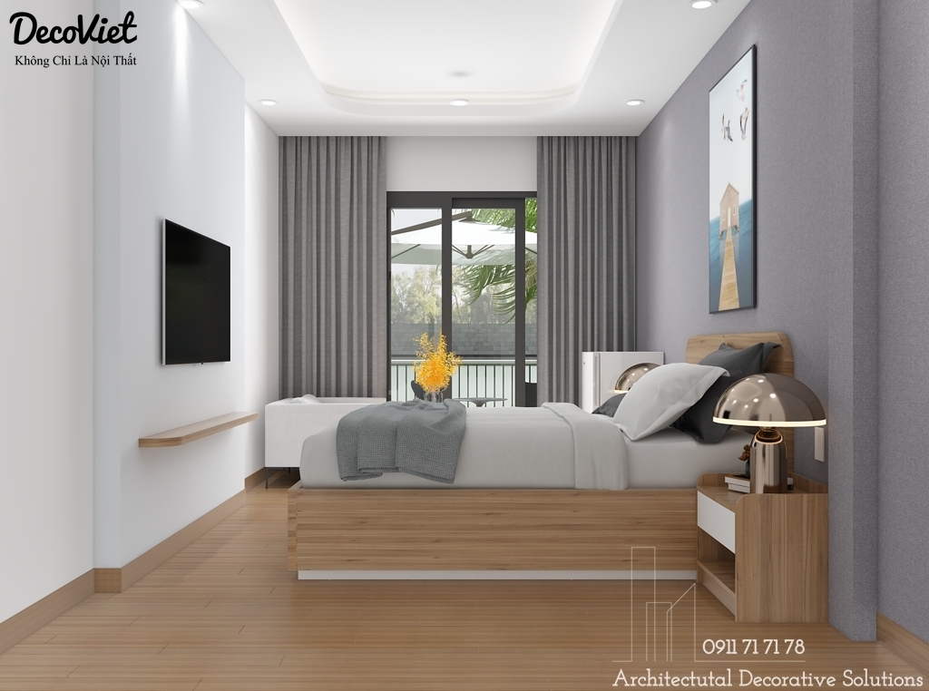 Phối Cảnh 3D Nội Thất Khách Sạn - Homestay Hiện Đại