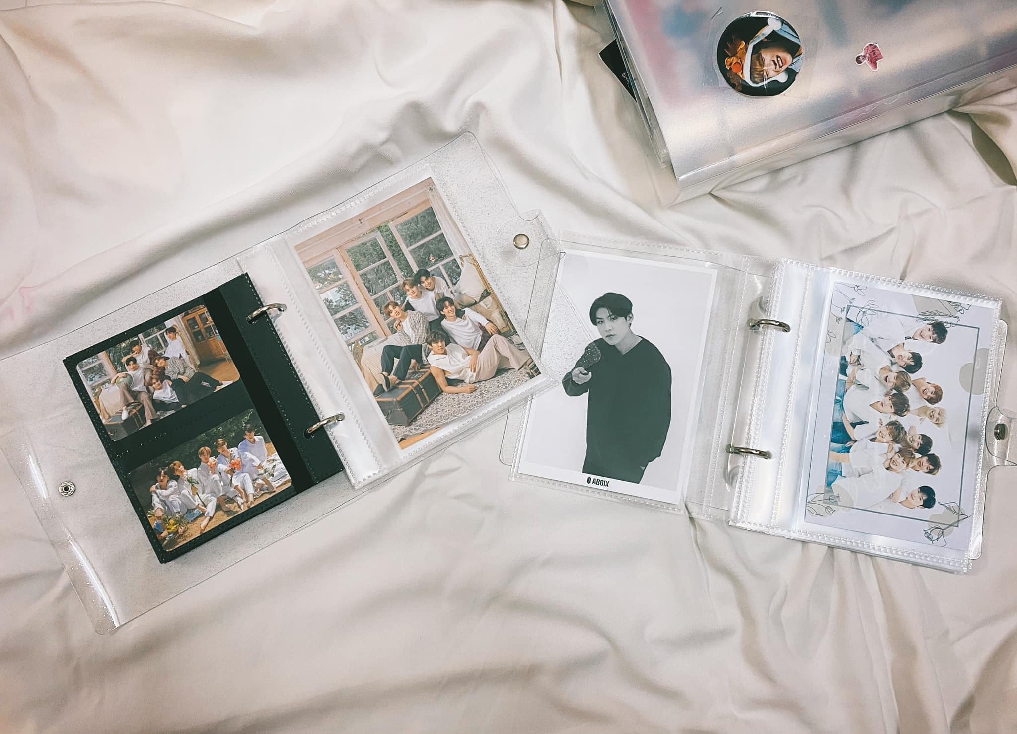 Trang lẻ đựng ảnh, card cho sổ 2 còng - sheet binder 2 còng