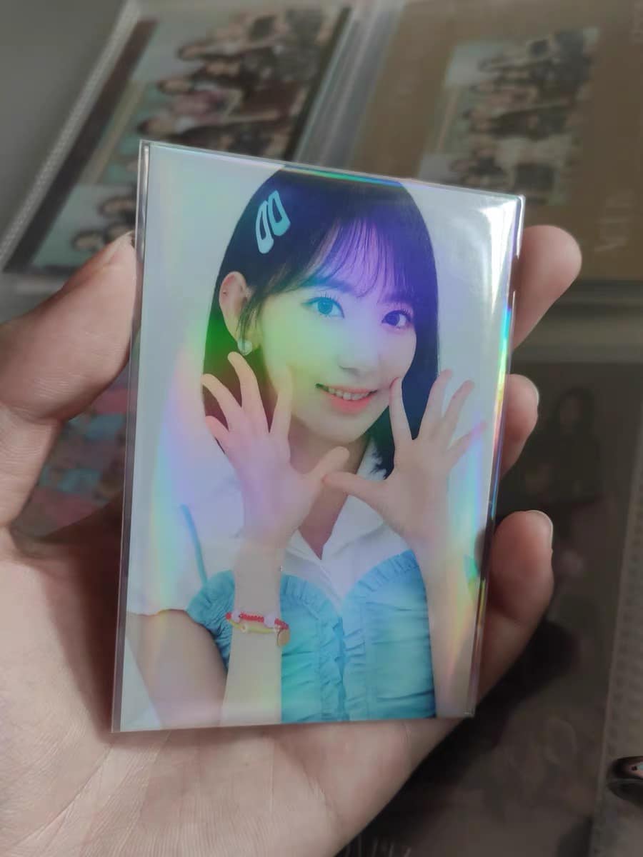 Bọc bảo vệ ảnh thẻ bo góc Hologram - Hologram sleeve MeeT, bảo vệ card Kpop