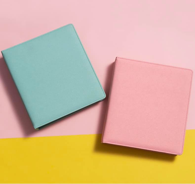 Sổ đựng ảnh ba còng A5 cán nhũ - Binder A5 PY cán nhũ