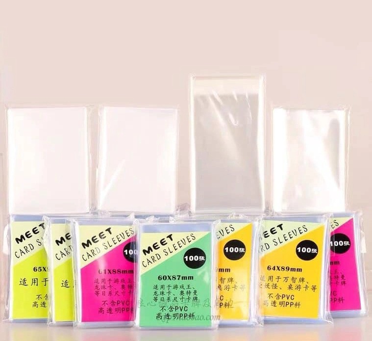 Bọc bảo vệ ảnh thẻ bo góc MeeT chất CPP - sleeve CPP MeeT, bảo vệ card Kpop