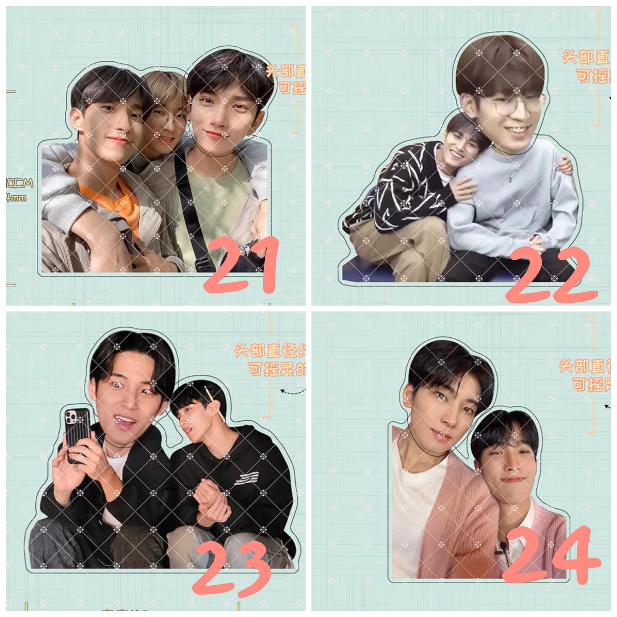 STANDEE ĐẦU LẮC LƯ SEVENTEEN - GROUP VER