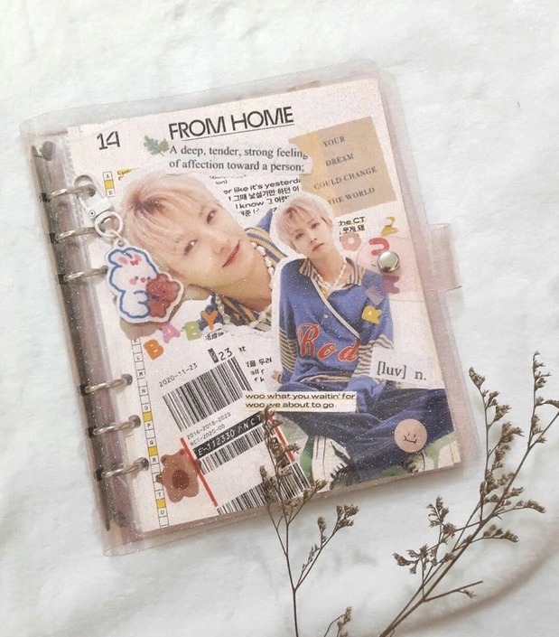 Sổ đựng ảnh 6 còng nhũ - Binder 6 còng
