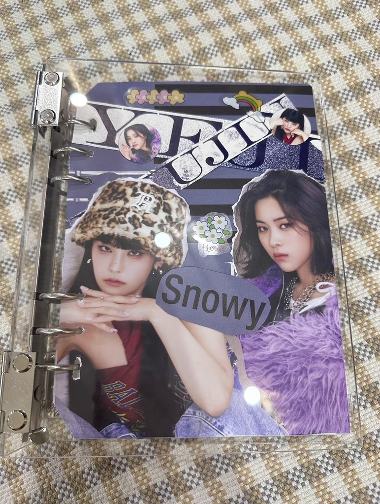 Binder A5 6 còng nhựa trong suốt