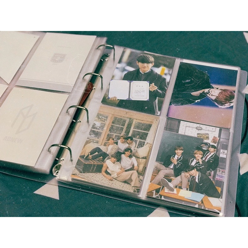 Sổ còng đựng card A4 9 ô - Binder A4 4 còng