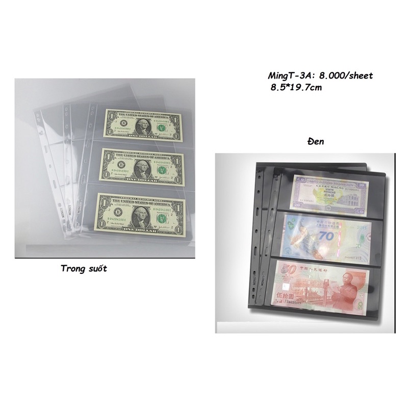 Trang lẻ A4 - Sheet MingT đựng card idol kpop