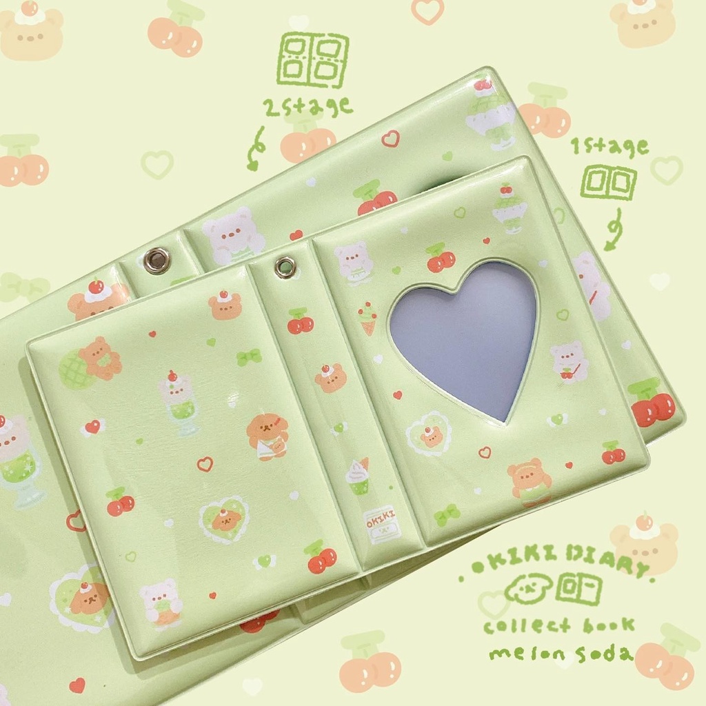 Sổ đựng ảnh thần tượng - Collect book Okiki, binder Soda Melon