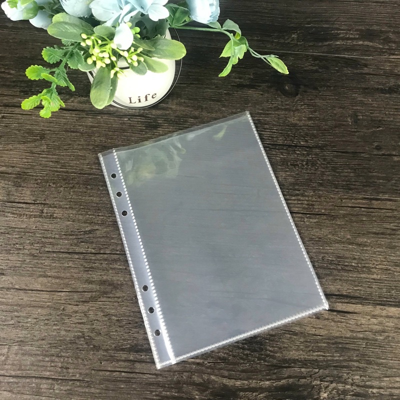 Trang lẻ đựng card A5 6 còng - Sheet PP A5