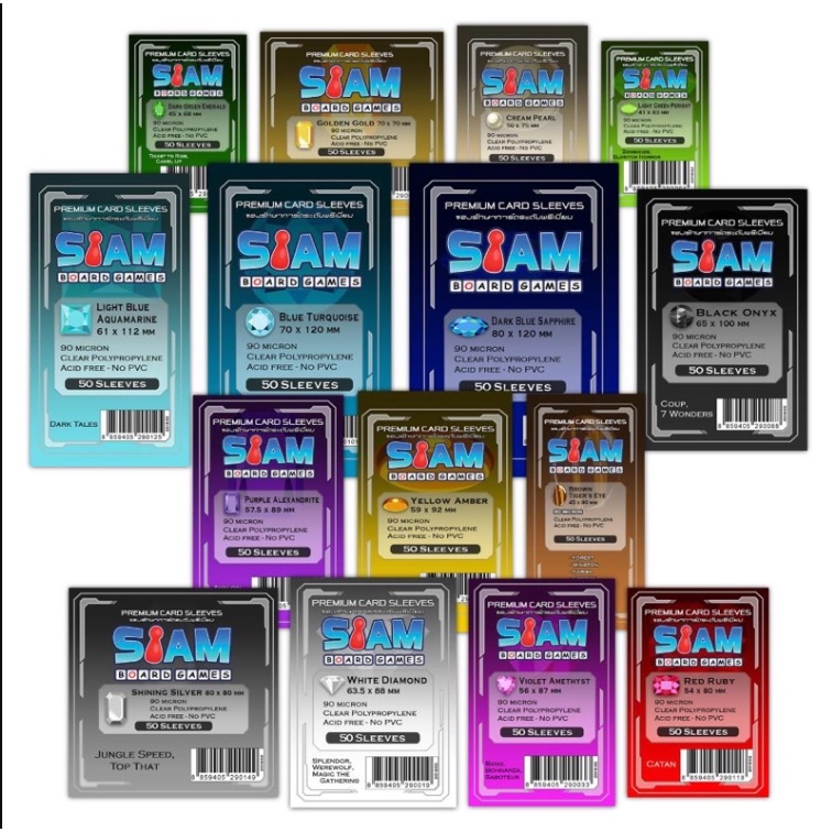 Bọc bảo vệ ảnh thẻ bo góc Siam - Sleeve Siam , bảo vệ card Kpop (hàng Thái)