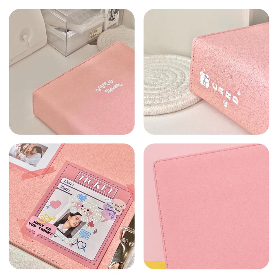 Sổ đựng ảnh ba còng A5 cán nhũ - Binder A5 PY cán nhũ