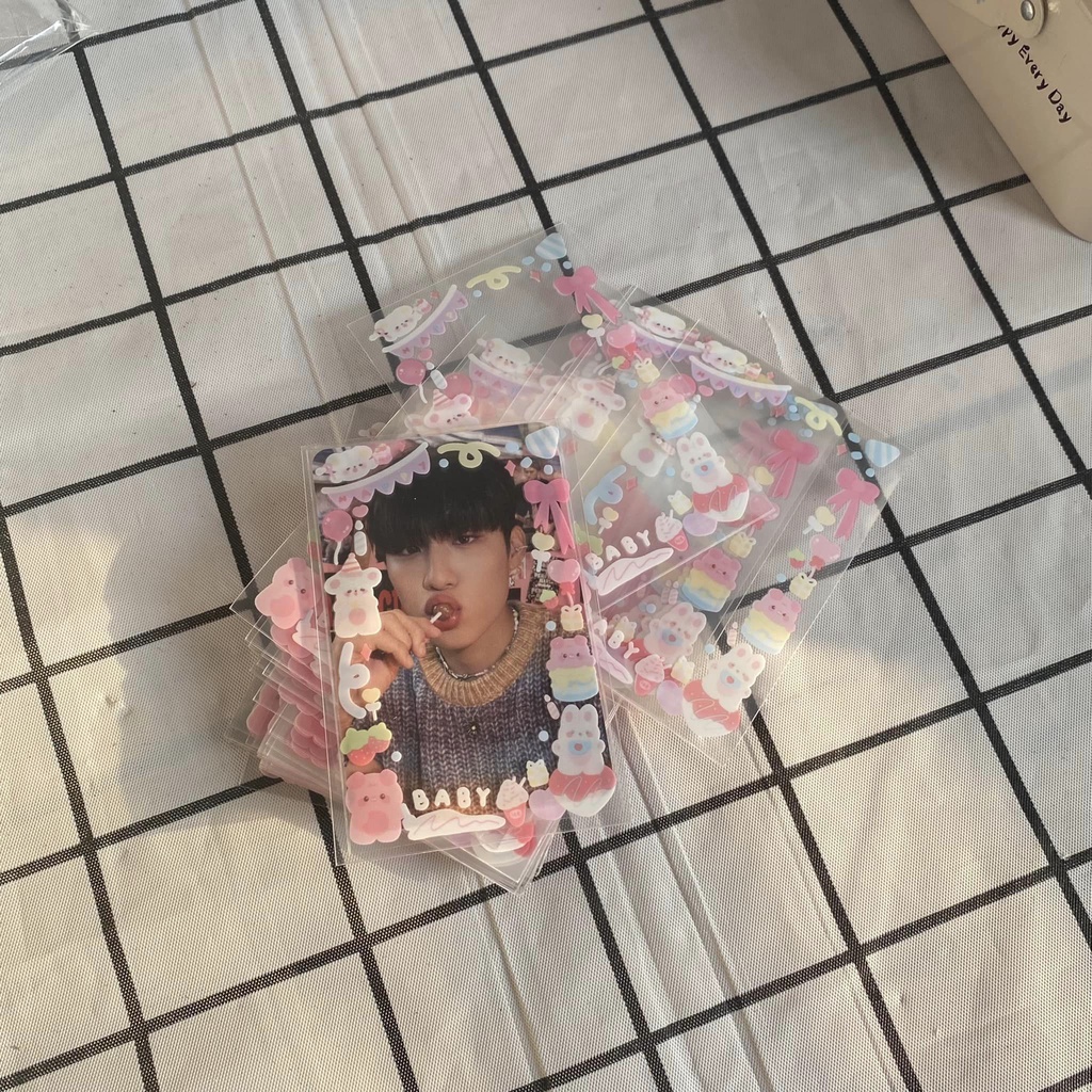 Bọc bảo vệ và trang trí ảnh thẻ bo góc MeeT - Sleeve Decor MeeT, bảo vệ và trang trí card Kpop