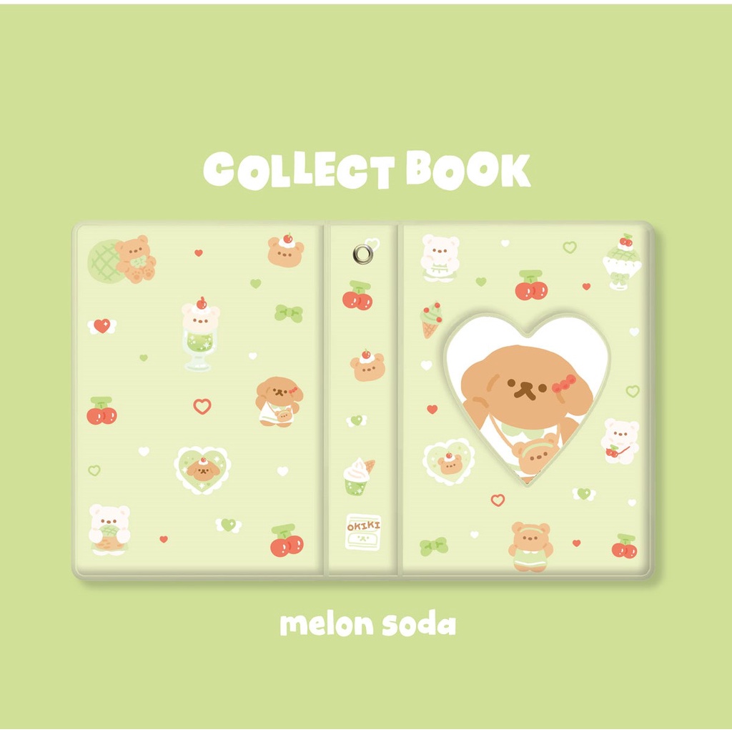 Sổ đựng ảnh thần tượng - Collect book Okiki, binder Soda Melon