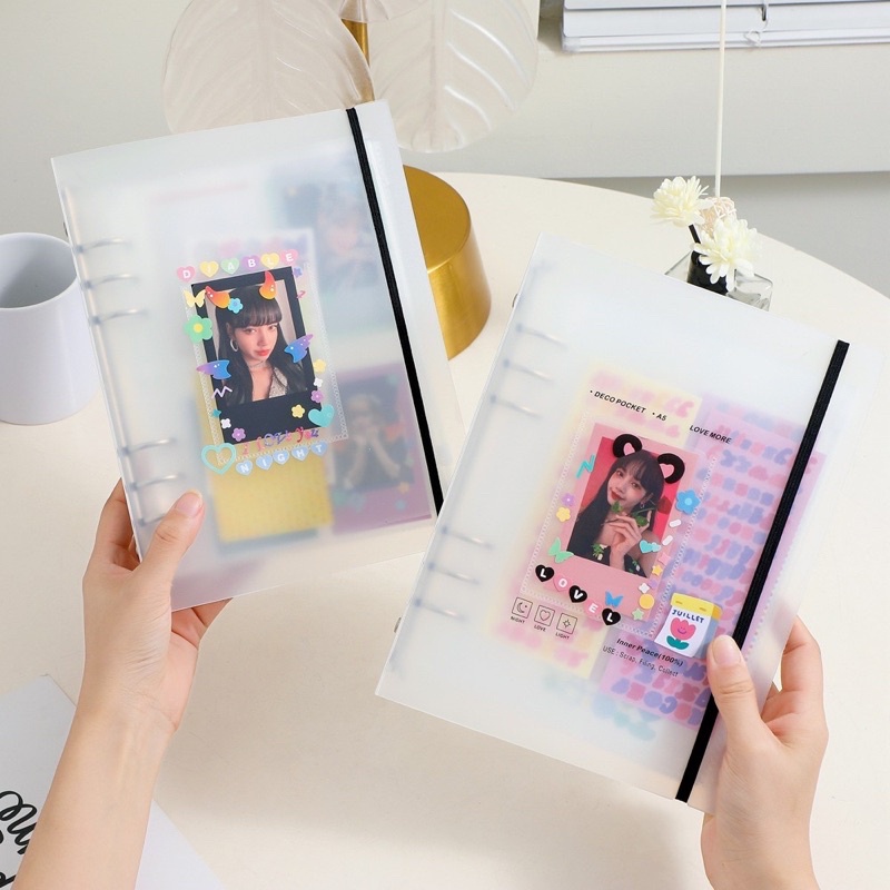 Sổ đựng ảnh còng A5 - Binder A5 Love more