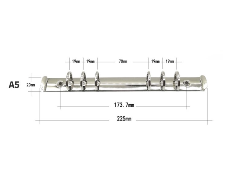 Sổ đựng ảnh còng A5 - Binder A5 trái tim