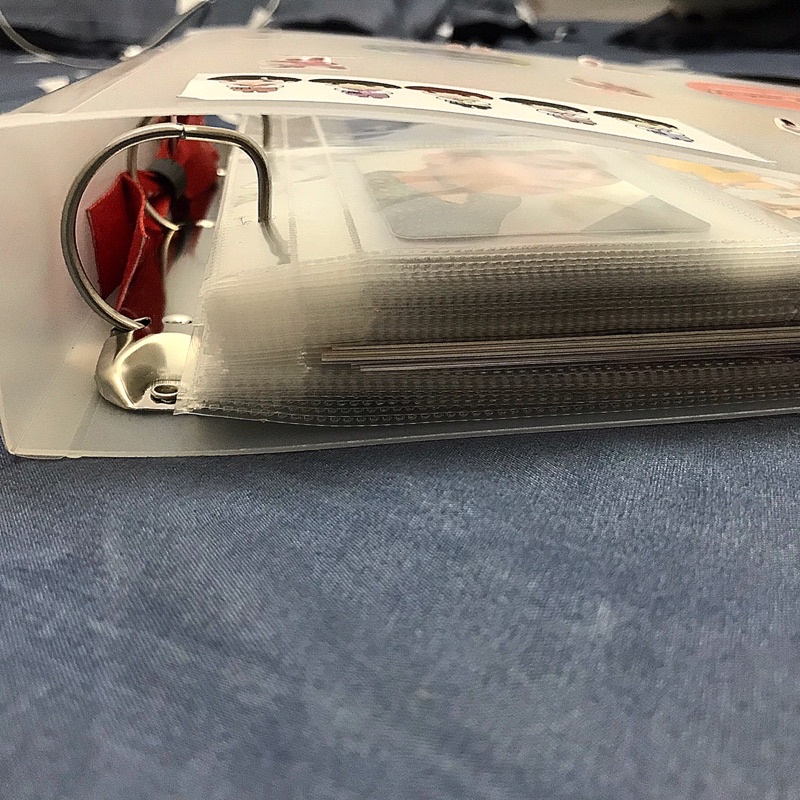 Sổ còng đựng card A4 9 ô - Binder A4 4 còng
