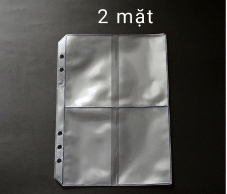 Trang lẻ đựng ảnh A5 - sheet PVC cho binder A5