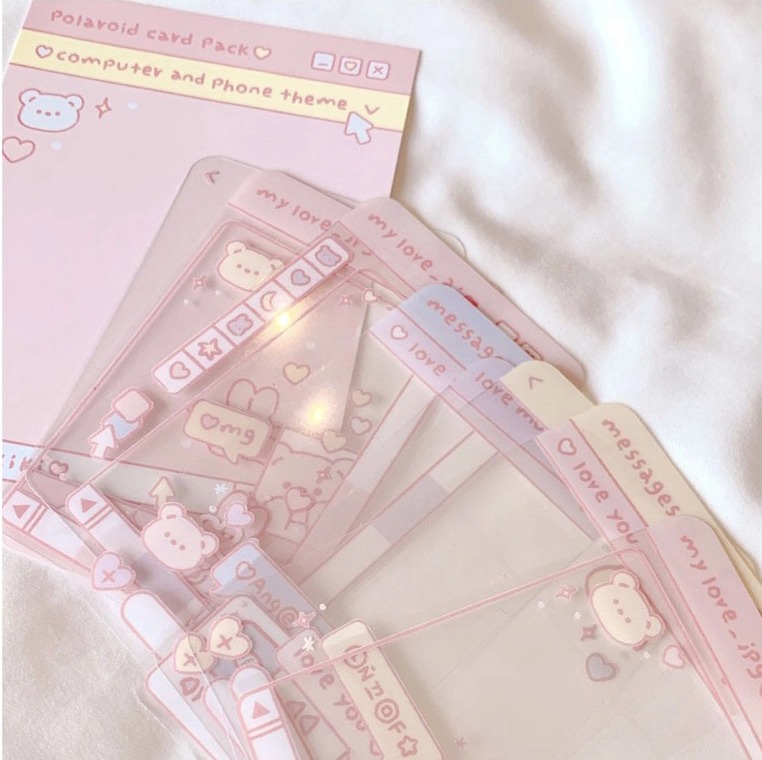 Miếng trang trí ảnh, card idol hình điện thoại - Phone Frame Okiki