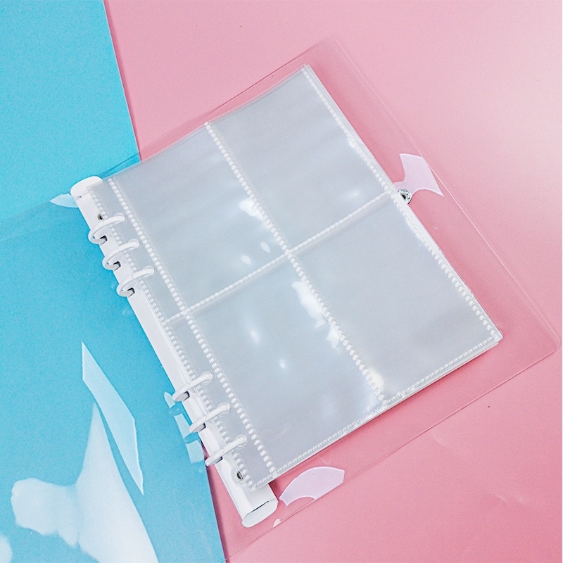 Trang lẻ đựng card A5 6 còng - Sheet PP A5