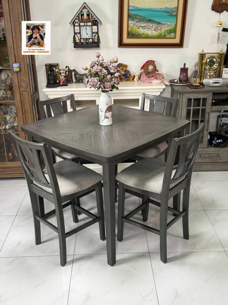bộ bàn ăn 4 ghế