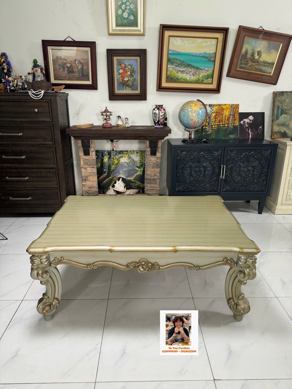 Bàn cổ điển thương hiệu ACME Furniture Mỹ