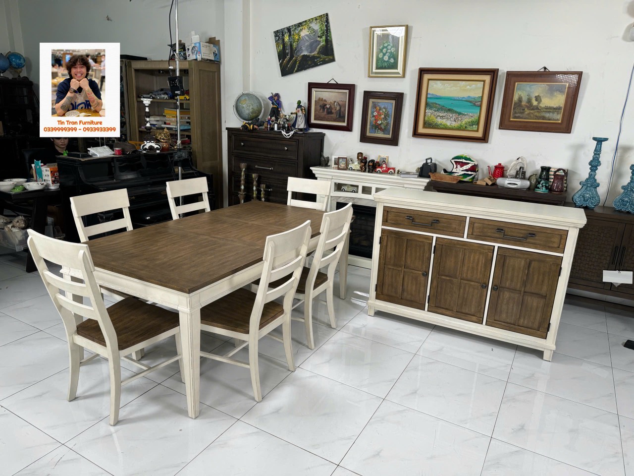 Combo phòng ăn hiệu Samuel Lawrence Glen Meadows