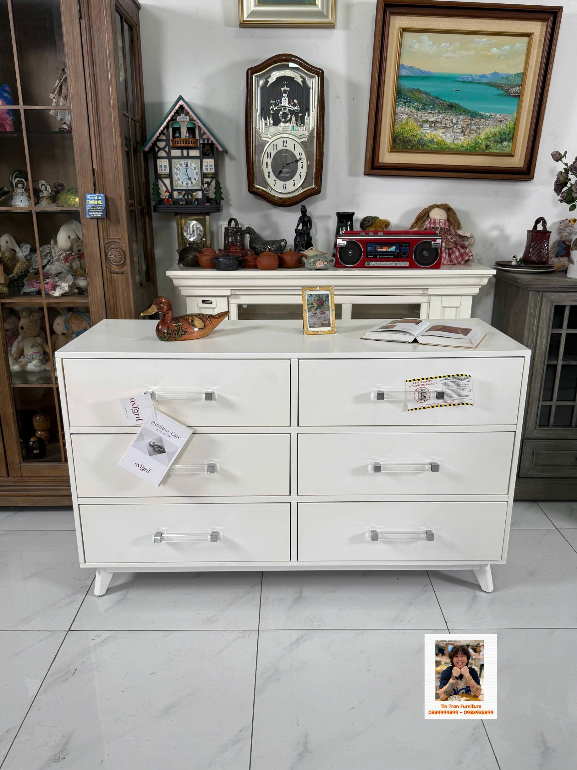 Tủ 6 hộc Thương hiệu Oxford Mỹ