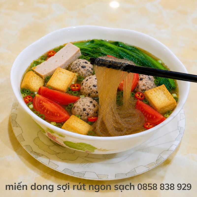Miến Dong Sợi Rút Phúc Thọ Nguyên Chất Dai Ngon Tự Nhiên Giá Rẻ
