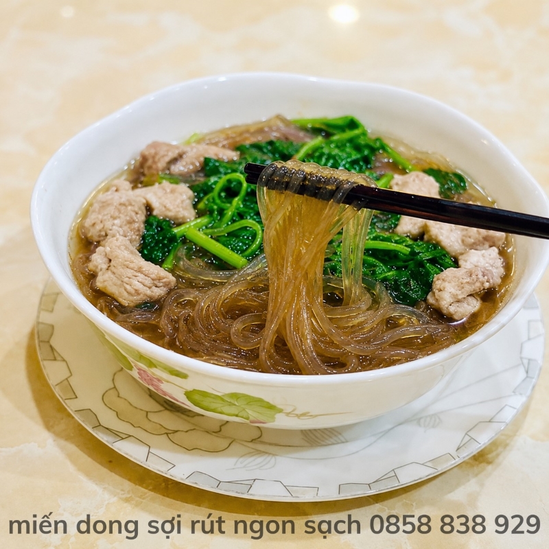 Miến Dong Sợi Rút Thanh Oai Ngon Sạch Nguyên Chất Dai Giòn Tự Nhiên